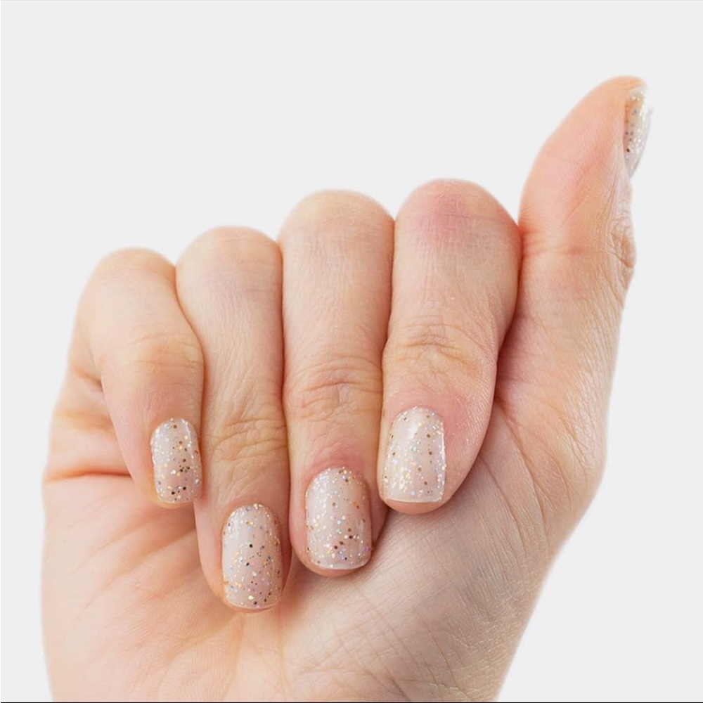 *Retired* Color Street: Champagne Sugar | Gold Silver Glitter Sparkle Overlay - Picture 7 of 10